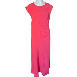 Saiph Chic Sleeveless Pink Maxi Dress sz M